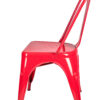 Red Hi Gloss Steelix Tolix Style Metal Restaurant Chair CTMR-AX-T