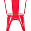 Red Hi Gloss Steelix Tolix Style Metal Restaurant Chair CTMR-AX-T