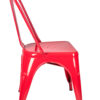 Red Hi Gloss Steelix Tolix Style Metal Restaurant Chair CTMR-AX-T