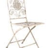 Antique White Barcelona Bistro Folding Chair by Chivari CBBMW-AX-T