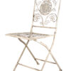 Antique White Barcelona Bistro Folding Chair by Chivari CBBMW-AX-T