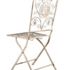 Antique White Barcelona Bistro Folding Chair by Chivari CBBMW-AX-T