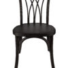 Black ToughWood Willow Chair by Chivari CWWB-AX-T