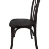 Black ToughWood Willow Chair by Chivari CWWB-AX-T