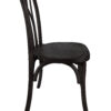 Black ToughWood Willow Chair by Chivari CWWB-AX-T