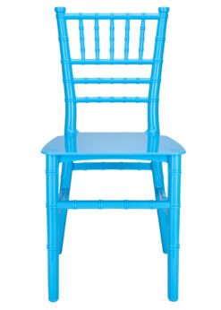 Blue Kids Chiavari Chair by Chivari CCPBLU-KID-SG-T