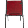 Banquet Chair – Trapezoid | Burgundy Vinyl on Silver Vein Frame CQTVBU-ZF-T