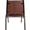 Banquet Chair – Trapezoid | Brown Vinyl on Copper Vein Frame | 32 Inches Height CQTVBR-ZF-T