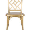 Gold ToughResin Mosaic Chair CMRG-ZG-T