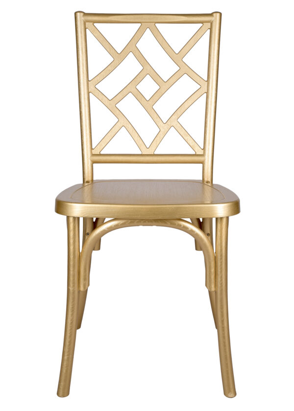 Gold ToughResin Mosaic Chair CMRG-ZG-T