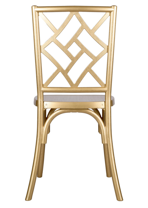 Gold ToughResin Mosaic Chair CMRG-ZG-T