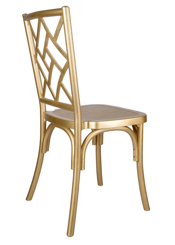 Gold ToughResin Mosaic Chair CMRG-ZG-T