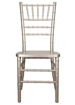 Sparkling Silver Glitter Champagne ToughWood Chiavari Chair CCWCHSSP-AX-T