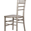 Sparkling Silver Glitter Champagne ToughWood Chiavari Chair CCWCHSSP-AX-T