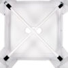 White Hi Gloss Steelix Tolix Style Metal Barstool BTMW-AX-T