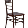 Fruitwood with Brushed WoodGrain Resin Steel Skeleton Chiavari Chair CCRFB-STEEL-AX-T