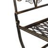 Antique White Barcelona Bistro Folding Chair Detail Shots CBBMW-AX-T