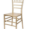 Sparkling Glitter Gold Champagne Resin Thin-Seat Chiavari Chair by Chivari CCRCHGSP-MONO-THIN-AX-T