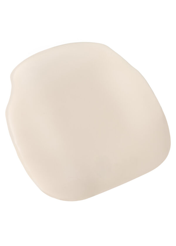 Large Ivory 1.75″ Thick Vinyl Panel Cross Back Chair Cushion CUSHXL-PANVINIVY-PVC-AX-T