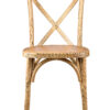 Natural ToughWood Cross Back Chair by Chivari CXWN-AX-T