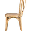 Natural ToughWood Cross Back Chair by Chivari CXWN-AX-T