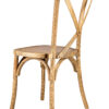 Natural ToughWood Cross Back Chair by Chivari CXWN-AX-T