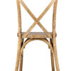 Natural ToughWood Cross Back Chair by Chivari CXWN-AX-T