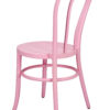 Pink Resin Bentwood Restaurant Chair Festive Series, Small Round Seat CBFRP-ZG-T