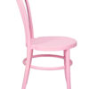 Pink Resin Bentwood Restaurant Chair Festive Series, Small Round Seat CBFRP-ZG-T