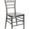 Metallic Silver Onyx Resin Steel Skeleton Chiavari Chair by Chivari CCRMG-STEEL-AX-T