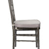 Metallic Silver Onyx Resin Steel Skeleton Chiavari Chair by Chivari CCRMG-STEEL-AX-T