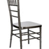 Metallic Silver Onyx Resin Steel Skeleton Chiavari Chair by Chivari CCRMG-STEEL-AX-T