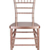 Sparkling Rose Gold Steel Skeleton Resin Chiavari Chair CCRRGSP-STEEL-AX-T