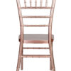 Sparkling Rose Gold Steel Skeleton Resin Chiavari Chair CCRRGSP-STEEL-AX-T