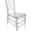 Clear Resin ProClear Diamond Back Chair by Chivari CDRC-ZG-T