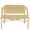 Bistro Bench Beige on Green Light Pipe BNBPBG-AX-T