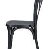 Black Resin Steel Skeleton Cross Back Chair CXRB-STEEL-CX-T