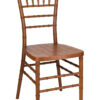 Chestnut WoodGrain Resin Steel Skeleton Chiavari Chair CCRCB-STEEL-AX-T