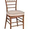 Chestnut WoodGrain Resin Steel Skeleton Chiavari Chair CCRCB-STEEL-AX-T