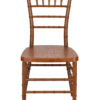 Chestnut WoodGrain Resin Steel Skeleton Chiavari Chair CCRCB-STEEL-AX-T