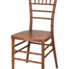 Chestnut WoodGrain Resin Steel Skeleton Chiavari Chair CCRCB-STEEL-AX-T