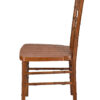 Chestnut WoodGrain Resin Steel Skeleton Chiavari Chair CCRCB-STEEL-AX-T