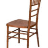 Chestnut WoodGrain Resin Steel Skeleton Chiavari Chair CCRCB-STEEL-AX-T