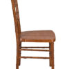 Chestnut WoodGrain Resin Steel Skeleton Chiavari Chair CCRCB-STEEL-AX-T