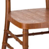 Chestnut WoodGrain Resin Steel Skeleton Chiavari Chair CCRCB-STEEL-AX-T