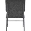 Gray Fabric, Silver Vein Steel Frame, 18.5″ Wide Church Chair by Chivari, Cut Away Back CH18GRSV-ZF-T