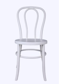 White Resin Bentwood Festive Chair