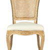 Royal Resin Gold with Ivory Vinyl Seat and Gold Rattan Back 2