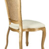 Royal Resin Gold with Ivory Vinyl Seat and Gold Rattan Back 7