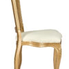 Royal Resin Gold with Ivory Vinyl Seat and Gold Rattan Back 8